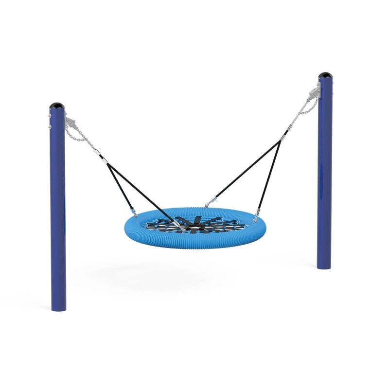 Birdnest swing on poles