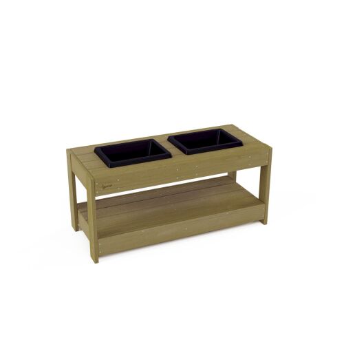 Terra Table with 2 containers, large - 58104